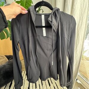 Lululemon Black zip up with hood